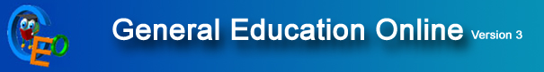 General Ed Online Header and Logo Image
